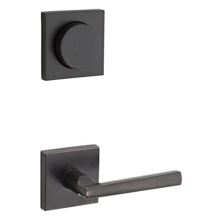 Kwikset Montreal Lever Interior Dummy Handleset Trim, Venetian Bronze 968MRLSQT-11P